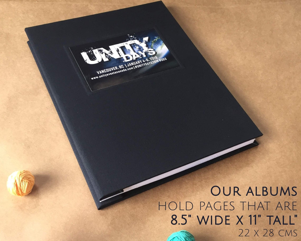 Custom Refillable Scrapbook Album Removable Pages Custom Etsy