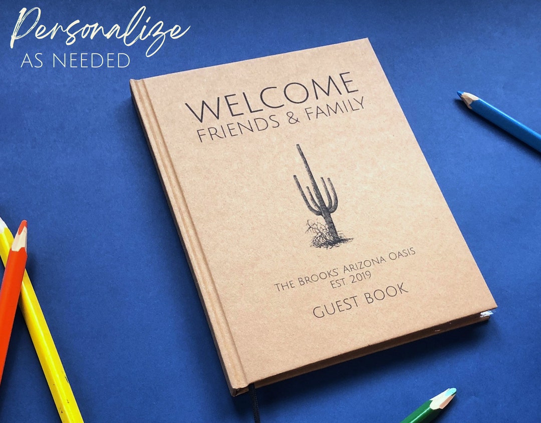 Custom Desert Home Guest Book Gift for New Home Vacation Etsy UK