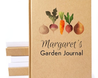 Personalized Garden Planner · Blank or Lined Pages · Handmade Journal for Plant Lovers · Gifting Upgrades Available