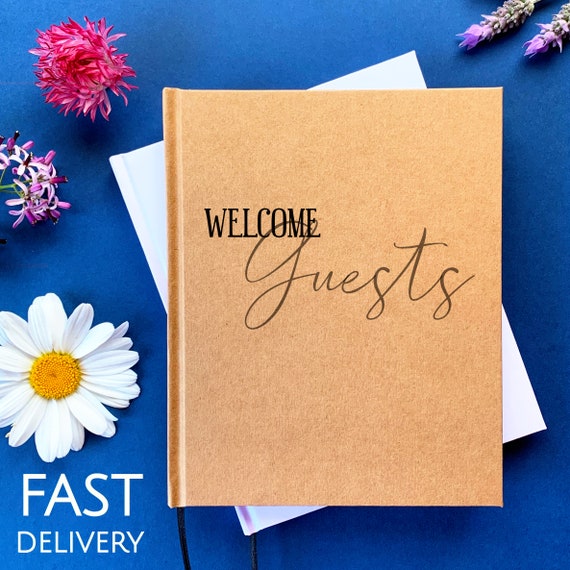 Welcome Guest Book for Vacation Home, Visitor Guest Book / Sign In