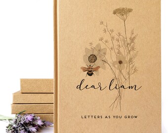 Baby Journal · Expecting Mom Gift Box · Personalized · Handbound