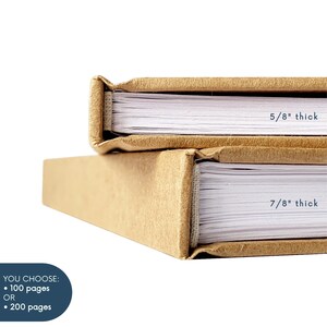 Personalized Travel Journal for Couples · Custom Paper Anniversary Gift · Add a Meaningful Dedication to Inside Cover · 100 or 200 pgs image 5