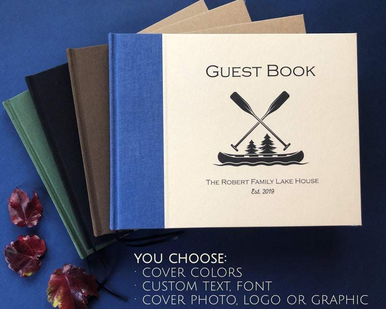 Custom Lake House Guest Book Vacation Home Airbnb Rental Etsy