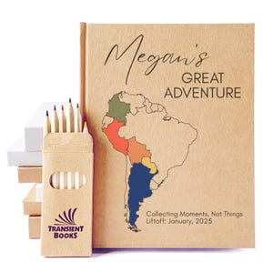 World Travel Journal · Study Abroad Planner · Adventure Awaits Gift for Exchange Student