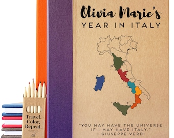 Custom Travel Scrapbook with World Map · Personalize as Needed · Removable Pages · Add A Travel Checklist or Gift Box