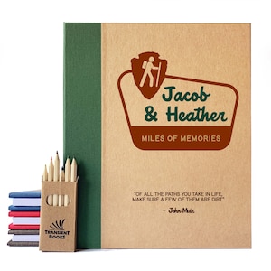National Parks Scrapbook · Personalized Travel Binder for Outdoor Adventures · Removable Pages · Add a Travel Checklist or Gift Box