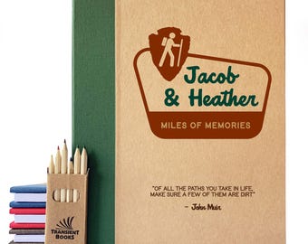 National Parks Scrapbook · Personalized Travel Binder for Outdoor Adventures · Removable Pages · Add a Travel Checklist or Gift Box