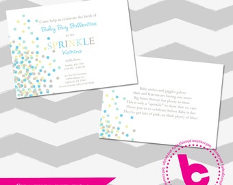 Sprinkle Inbjudningsmall 5x7