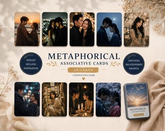 K-Drama Soul Reflections: 50 Aesthetic Metaphorical Cards for Self-Discovery