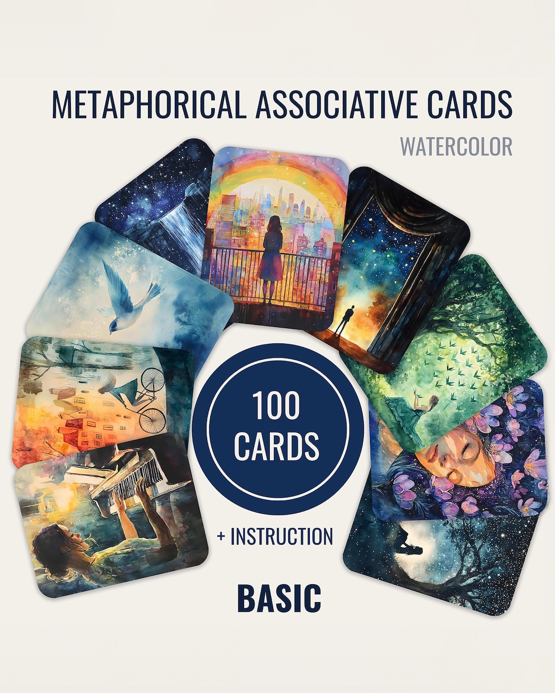 100 Basic Metaphorical Cards for Therapy, Coaching, and Self-reflection ...