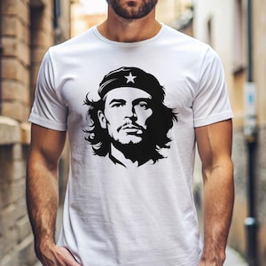 Black and White Che Guevara Shirt, Che Guevara, Che Guevara Portrait, Casual Shirt, Graphic Shirt, Unisex Printed Shirt, Gift Tee