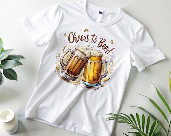Maglietta Cheers to Beer, Maglietta con boccali di birra
