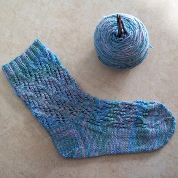 Sock Pattern - The Poetry of Motion Lacey Little Sock