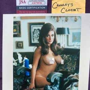 Rare Cynthia Myers Signed 8X10 Photo 1968 Playboy Playmate (D.2011) JSA AUTHENTIC COA