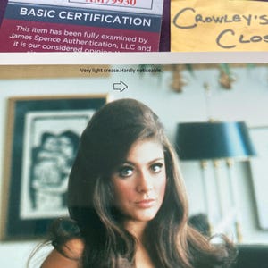 Rare Cynthia Myers Signed 8X10 Photo 1968 Playboy Playmate (D.2011) JSA