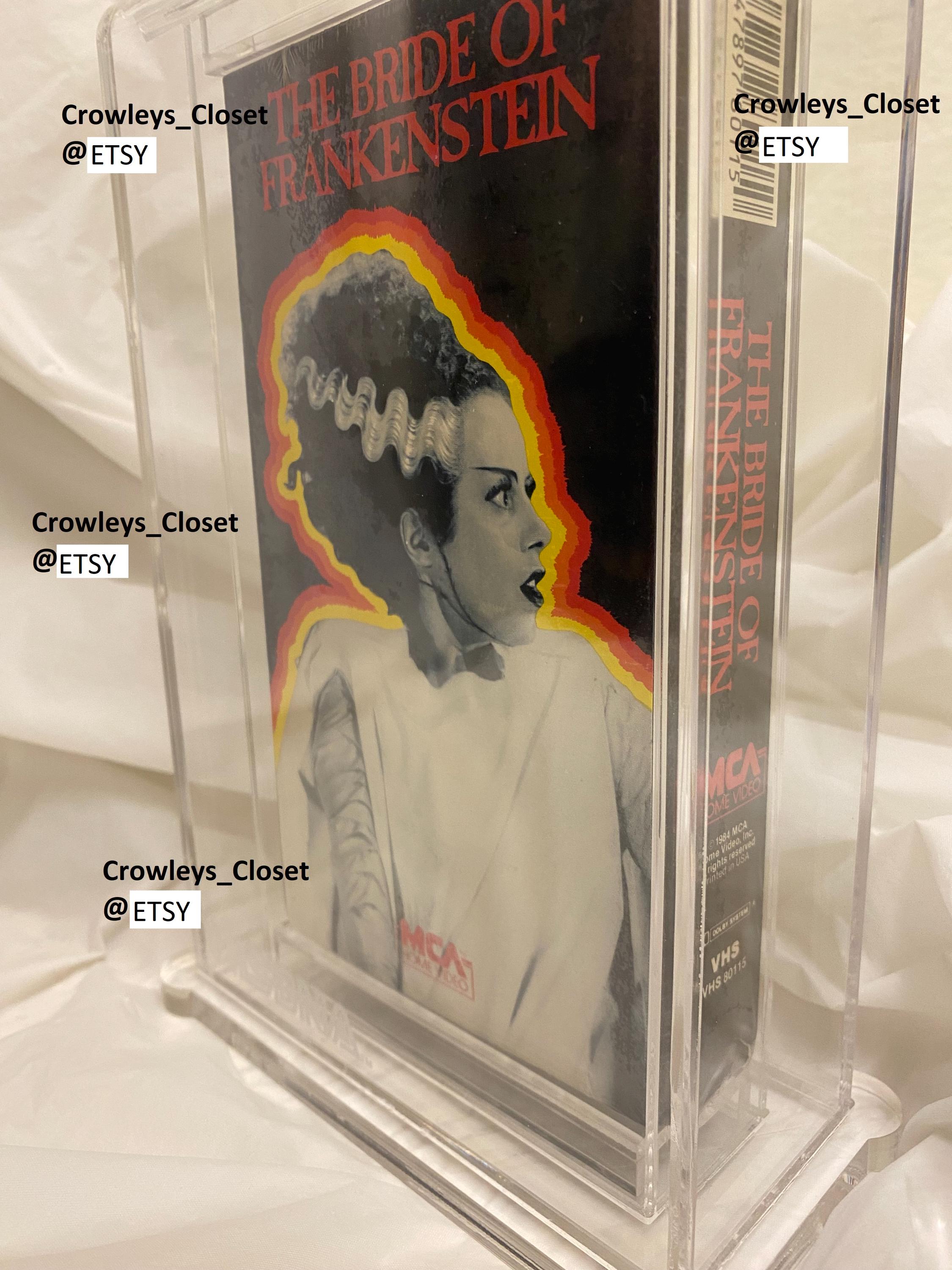 Vintage Sealed/graded Bride of Frankenstein 1935/1984 VHS Beckett 8.0 ...