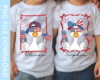 Mamá Ganso PNG personalizado del 4 de julio, Diseño de Mamá Coqueta Americana, Ganso Patriótico PNG, Día de los Caídos PNG, Día de la Independencia Descarga digital