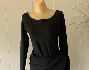 DKNY Wrap Dress Body Suit Dress 90s Dress