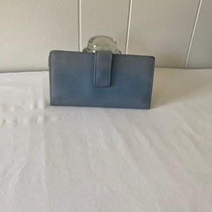 Cartera Vintage Rolfs Cartera de cuero azul Cartera de mujer