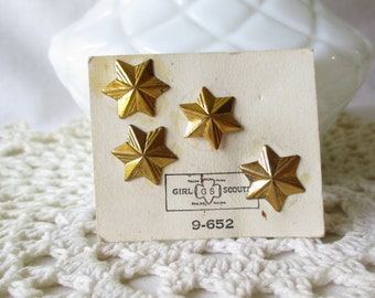 Vintage Girl Scout Membership Stars