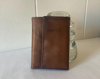 Vintage Brown Leather Key Case - Stafford Bifold Wallet