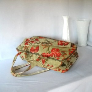 Vintage Bag Cosmetic Bag Carpet Bag Purse Toiletry Bag image 2