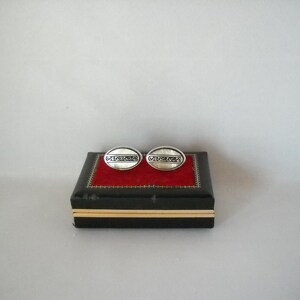 Vintage Cuff Links Swank Cuff Links Mother of Pearl Cufflinks image 4