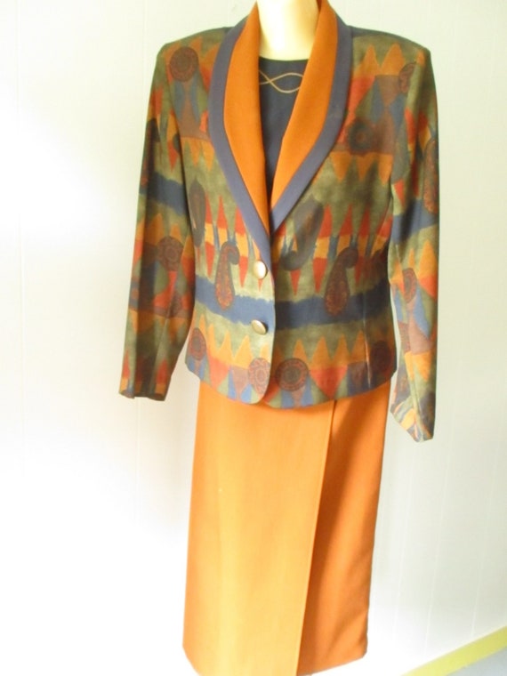 Vintage Ladies Suit 1990s Business Suit Jo Hardin 