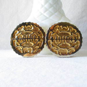 Vintage Belt Buckle Mimi Di N Medallion Buckle 1970s Designer Belt Buckle