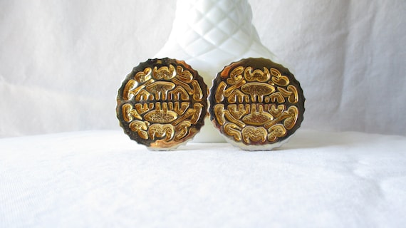Vintage Belt Buckle Mimi Di N Medallion Buckle 1970s  display picture 3