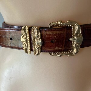 80s Crocodile Belt - Etsy display picture 3