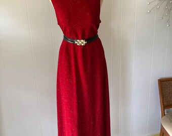 Vintage Ronni Nicole Maxi Evening Dress Womens 20W Black Burgundy Glitter  Ombre - Etsy