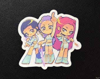 110 Stück Kpop Aufkleber Set – Wasserdichte Vinyl Sticker Mit UV-Schutz, Vielseitig Für Laptop, Skateboard, Gepäck, Auto – Ideal Für Fans, Teenager, Mädchen – Demon Hunters Sticker
