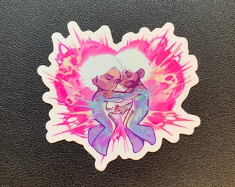 Jayce and Viktor Arcane Sticker: Waterproof Die Cut