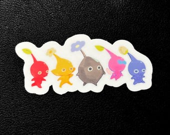Pikmin sticker: Waterproof die cut decal