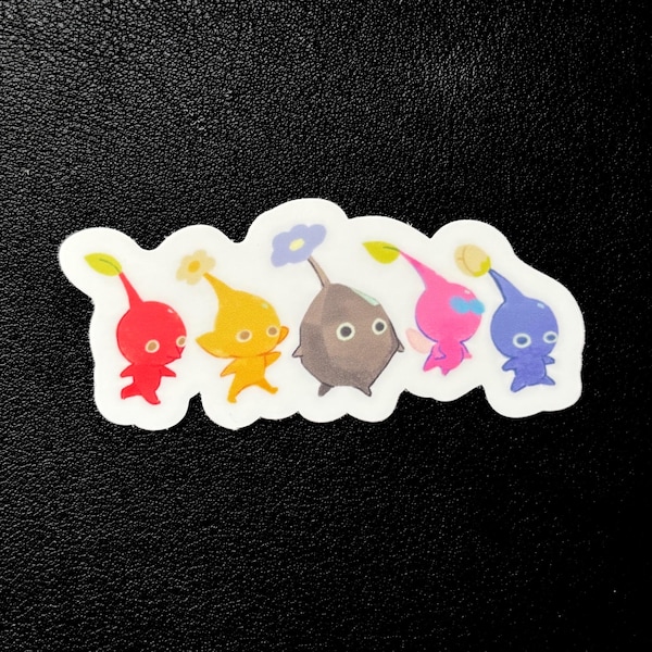 Pikmin sticker: Waterproof die cut decal
