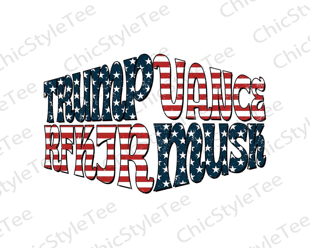 Trump, Vance, Elon, Tulsi, RFK Jr Save America Png Trump Musk Png ...