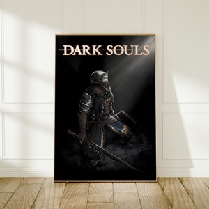 Póster del juego Dark Souls, arte mural de Chosen Undead, decoración de pared para gamers, lámina artística, el regalo perfecto para gamers.