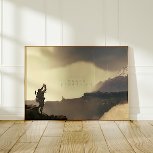 Death Stranding Game Poster, Norman Reedus Wall Art, Apocalyptic Wall Decor, High Quality Print, Best Gift for Gamers