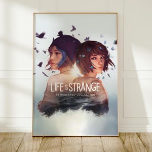 Life is Strange Game Poster, Max and Chloe Wall Art, Gamer Wall Decor, Fine Art Print, Perfect Gift for Gamers