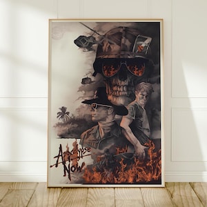 Apocalypse Now filmposter - iconische oorlogsfilm kunst aan de muur - Francis Ford Coppola Classic - vintage filmafdruk - cadeau voor filmliefhebbers