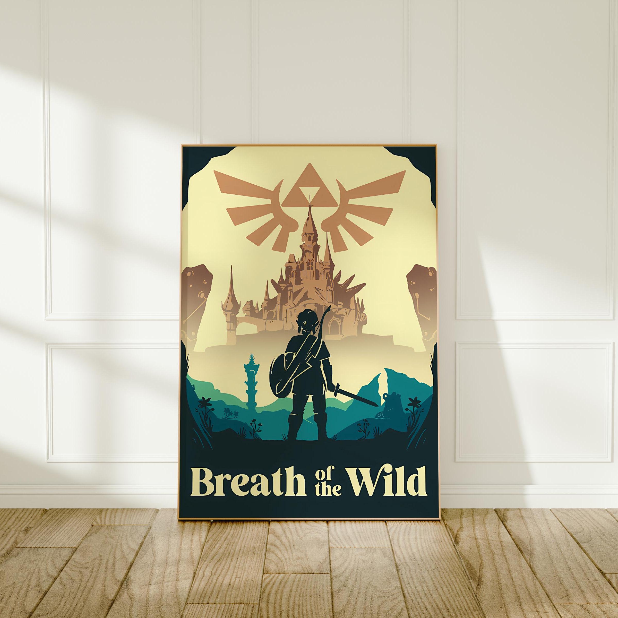 ゼルダの伝説 ブレスオブザワイルド BoTW リンク ウォールアート ポスター 710pMmhCiBL._UF350,350_QL80_.jpg