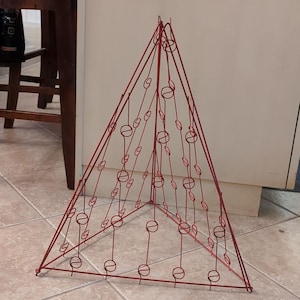 Arbre de présentation de cartes de Noël