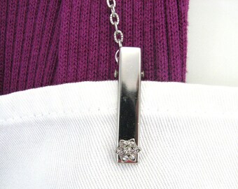 Dinner Napkin Clip Napkin Linen Clamp Rhinestone Star Silver tone Chain Serviette Holder Nappy Bib Clip Senior Dining Accessories