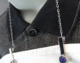 Napkin Clip Upcycle Dinner Nappy Bib Clamp Chain Serviette Senior Accessory Elderly Dining