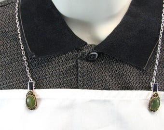 Napkin Clip Upcycle Dinner Nappy Bib Clamp Chain Serviette Senior Accessory Elderly Dining