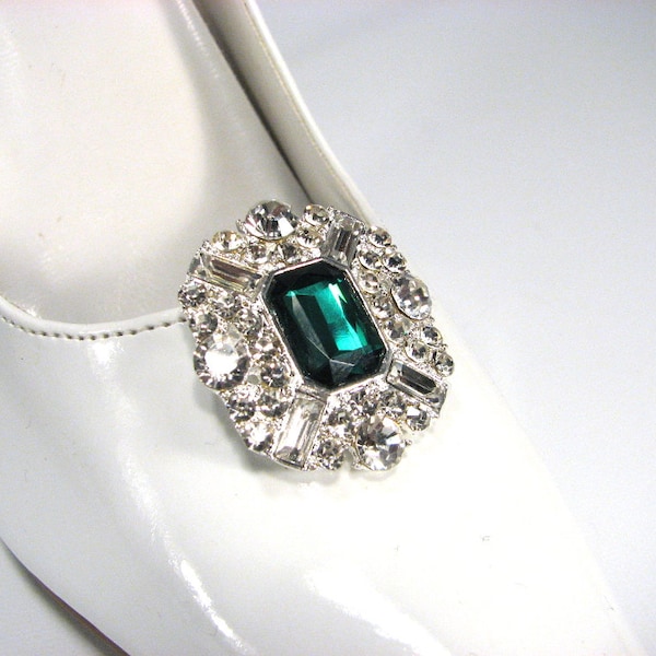 Green Shoe Clips Etsy