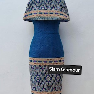 Amazing Thai Dress| Thai/Khmer/Laos| Handwoven Dress| Handmade| Made to Measurement I Plus Size Available