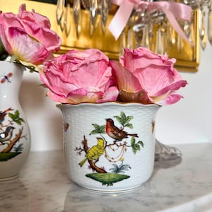 Cache-pot pour oiseaux Herend Rothschild