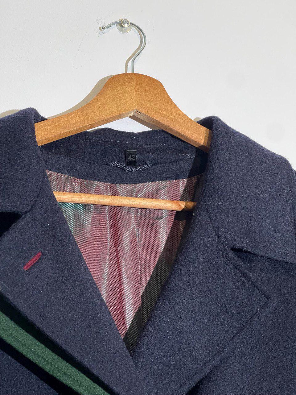 Vintage Navy Blue Alpaca Wool Coat, Aquila Alpacca Loden - Etsy